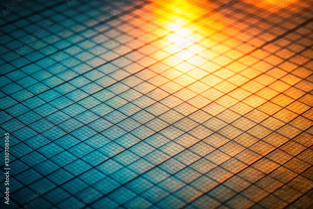 Poster modern grid paper texture: low light architectural rendering background