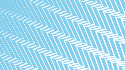 Sky blue with zig zag line abstract background for backdrop or fabric style