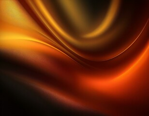 black brown copper red burnt orange yellow background color gradient blurred shadow silk satin fabric noise grain mesh old retro bright light glow fire hot draped curtain line stripe empty design