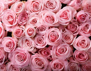 Naklejka premium pink roses background