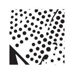 Seamless dots pattern, design for decoration, Black polka dots on white background, wrapping paper, print, vector illustration