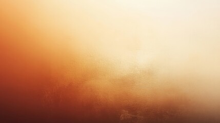A gradient background of warm orange and yellow colors appears soft
