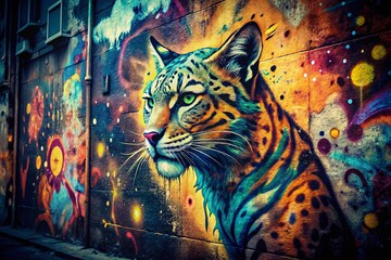 Muted Hues Animal Print Spray Paint Urban Art Documentary Photography