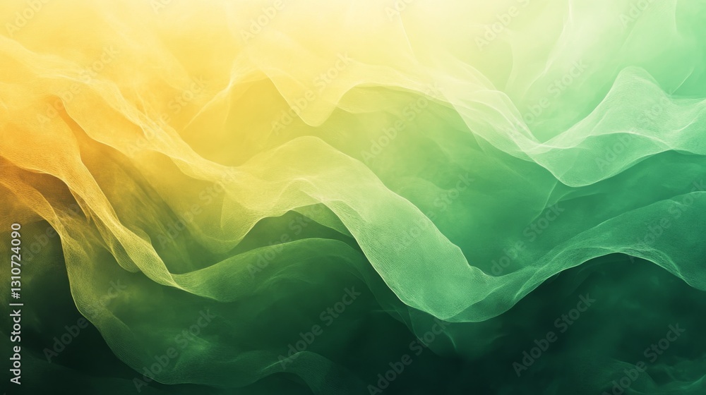 Poster abstract flowing layers gradient of colors in a beautiful design