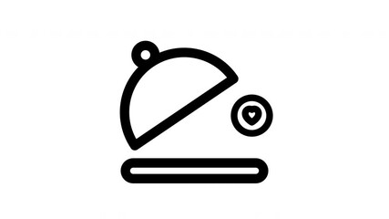 healthy food animated icon