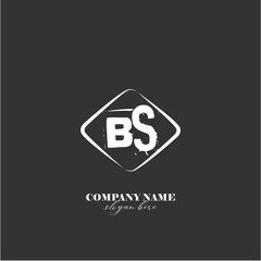 Fototapeta premium vector BS illustration of a logo for a company background abstract