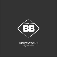 vector BB illustration of a logo for a company background abstract