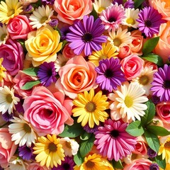 a beautiful flower pattern