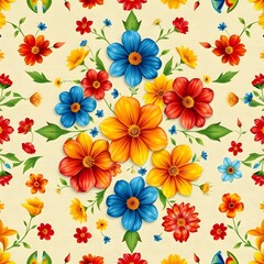 a beautiful flower pattern