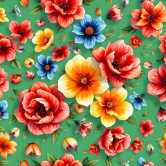 a beautiful flower pattern
