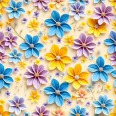 a beautiful flower pattern
