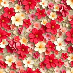 a beautiful flower pattern