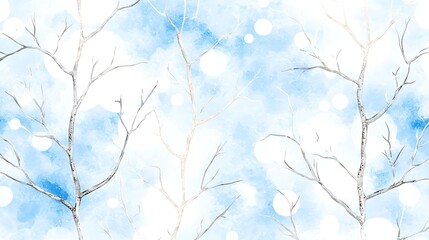 Nature-inspired watercolor style flower design calm setting beautiful visuals serene concept