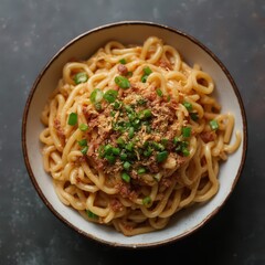 A collection of high-quality stock photos featuring various bowls of noodles, including ramen, udon, pho, pad thai, spaghetti, soba, dan dan, laksa, lo mein, japchae, mie goreng, carbonara, and more. 