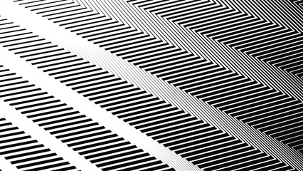 Black and white zig zag line pattern abstract background for backdrop or fabric style