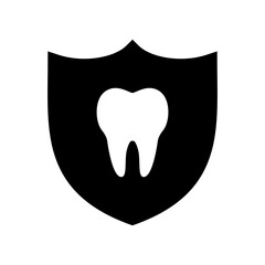 Vector Tooth Protection or Shield Illustration