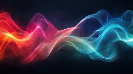 Obraz premium Abstract Colorful Flowing Waves (2)