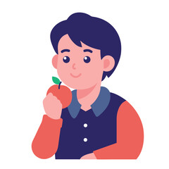 Student Eating Snack