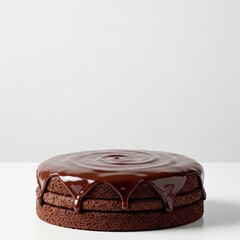 Rich and Moist Ganache Chocolate Cake.