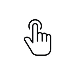 hand clicks icon. pointer icon vectors