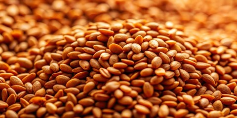 Obraz premium Organic Brown Sesame Seeds Background - High-Resolution Texture Image for Food and Culinary Designs