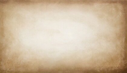 light brown paper background design with soft white center and grunge textured border old vintage parchment background design