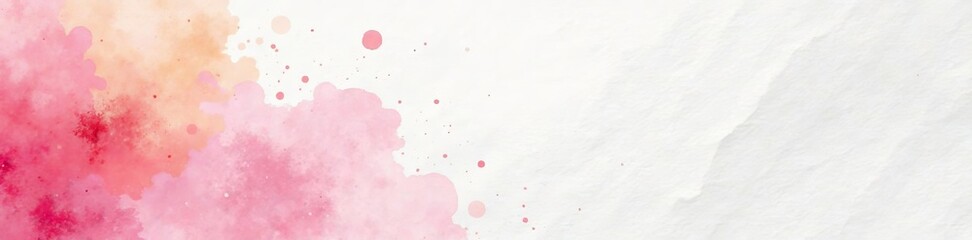 Obraz premium Abstract composition of blank white watercolor textured paper, design template concept, textured, watercolor