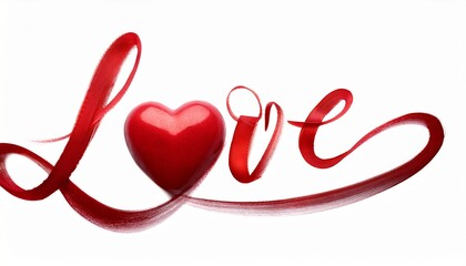 손글씨로 쓰여진 'LOVE'라는 글자가 하트와 어우러져 있다