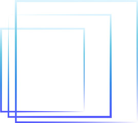 Square color blend line gradient technology concept, logo, template, frame