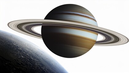 토성처럼 아름다운 고리를 가진 거대한 행성