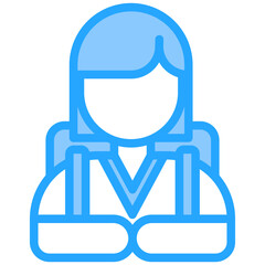 Female Student Icon