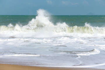wave on the beach