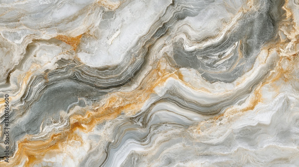 Poster soft neutral marble texture with fluid swirling patterns, creating an elegant abstract background.