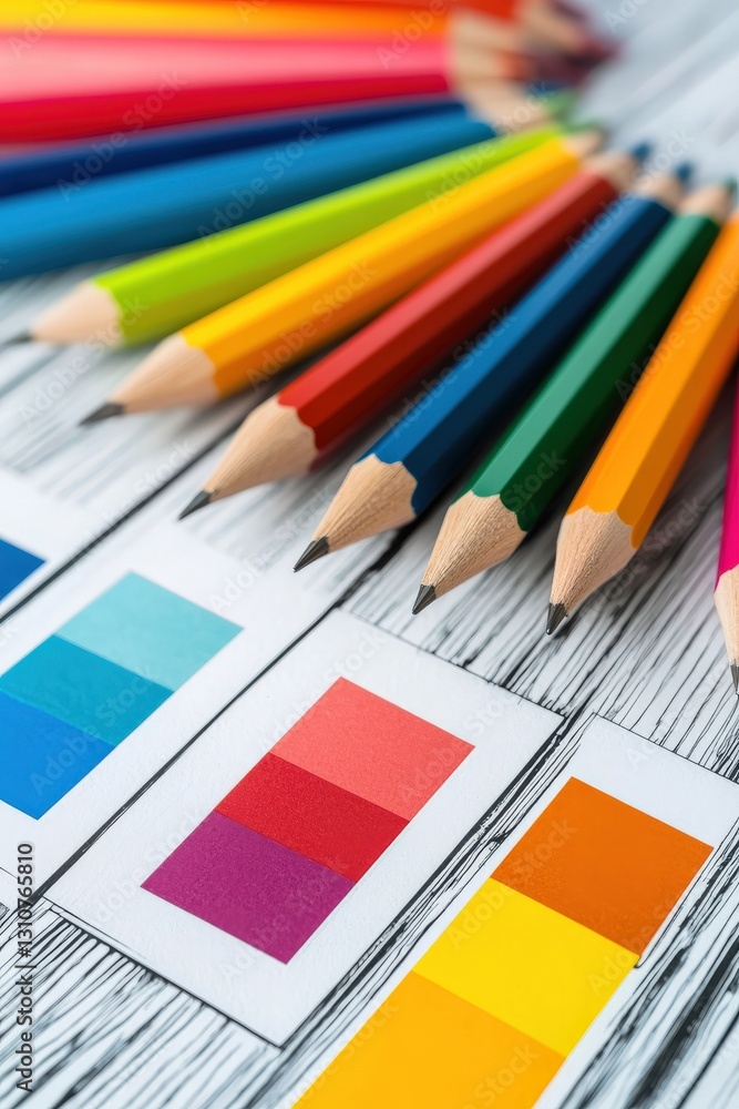 Poster risk assessment tools visualized through colorful, dynamic graphics