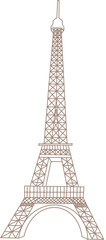 Obraz premium 우아한 에펠탑