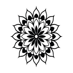 abstract flower vector illustration