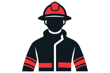 firefighter in a helmet