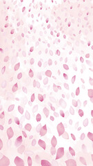 水彩風　桜春フレーム6 縦