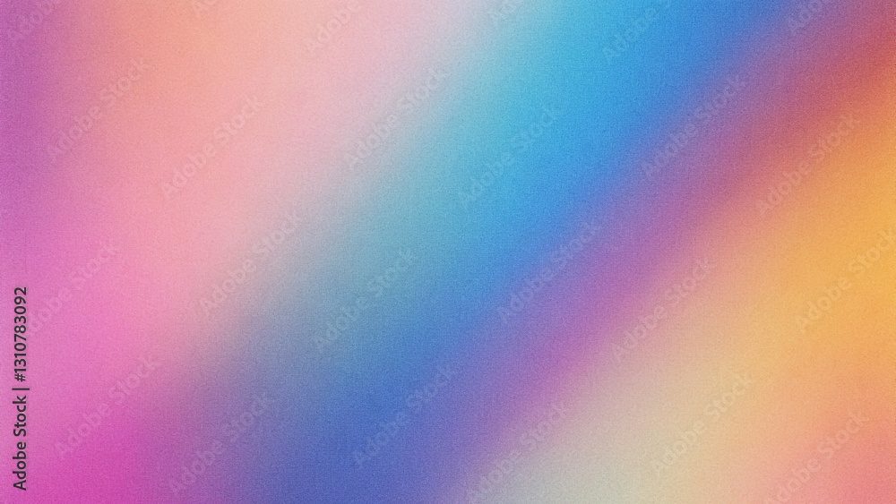 Poster abstract colorful rainbow background with textured lines and soft gradient pattern in vibrant pastel