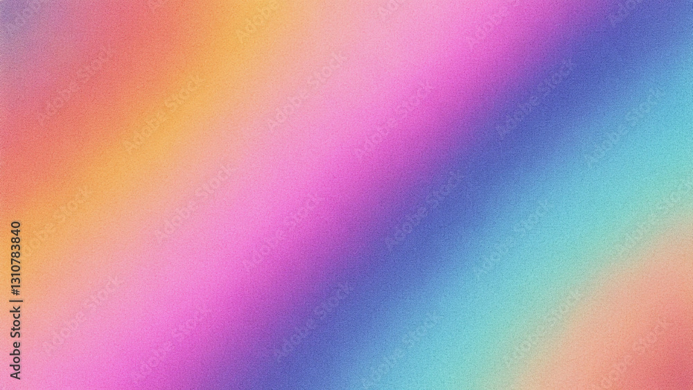 Poster abstract colorful rainbow background with textured lines and soft gradient pattern in vibrant pastel