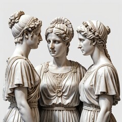 Three Graces Marble Statues