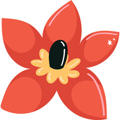 Leaves and flowers illustrations