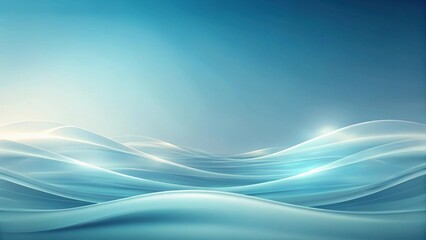 Fototapeta premium Serene Blue Abstract Waves A Gentle Undulation of Light and Shadow in a Tranquil Seascape