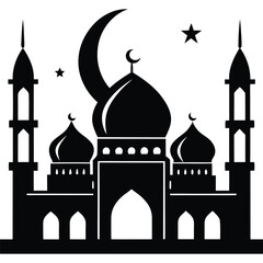 mosque vector illustration