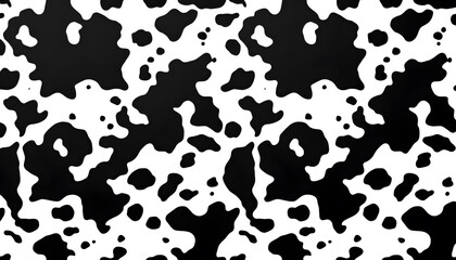 Abstract Cow Print Pattern Seamless Background. This is a seamless, abstract pattern featuring a cow print design