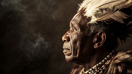 Portrait of a Tribal Elder, Wisdom and Heritage
