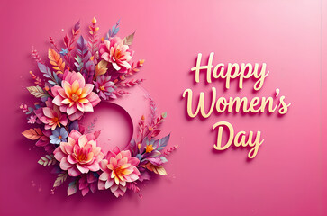 Obraz premium International Women's Day.Banner, flyer for March 8 | background