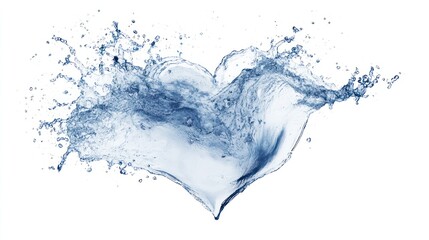 Obraz premium Heart Shaped Water Splash (3)