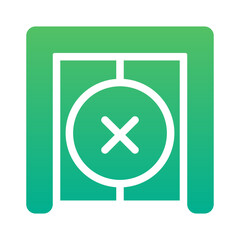 Fototapeta premium broken lift gradient icon style