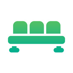 waiting room gradient icon style